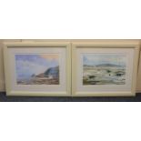 R Banning (contemporary), two limited edition colour prints of the Mumbles, Wales, comprising 'The