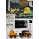 A Hornby Stephensons Rocket 'Real Steam' train set, 3.5in gauge model (a/f - used condition)