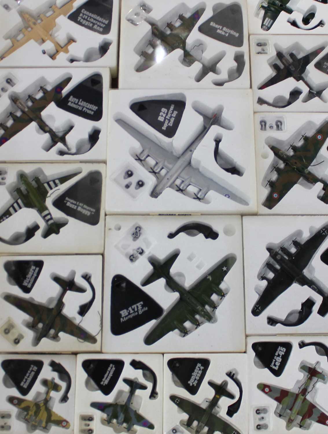 A collection of fifteen Military Giants of the Sky model aeroplanes