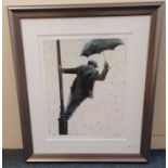 Y Alexander Millar (Scottish b 1960), 'Singin' in the Rain', limited edition colour print,