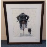 Y Alexander Millar (Scottish b 1960), 'Batman and Robin', limited edition colour print, numbered 392