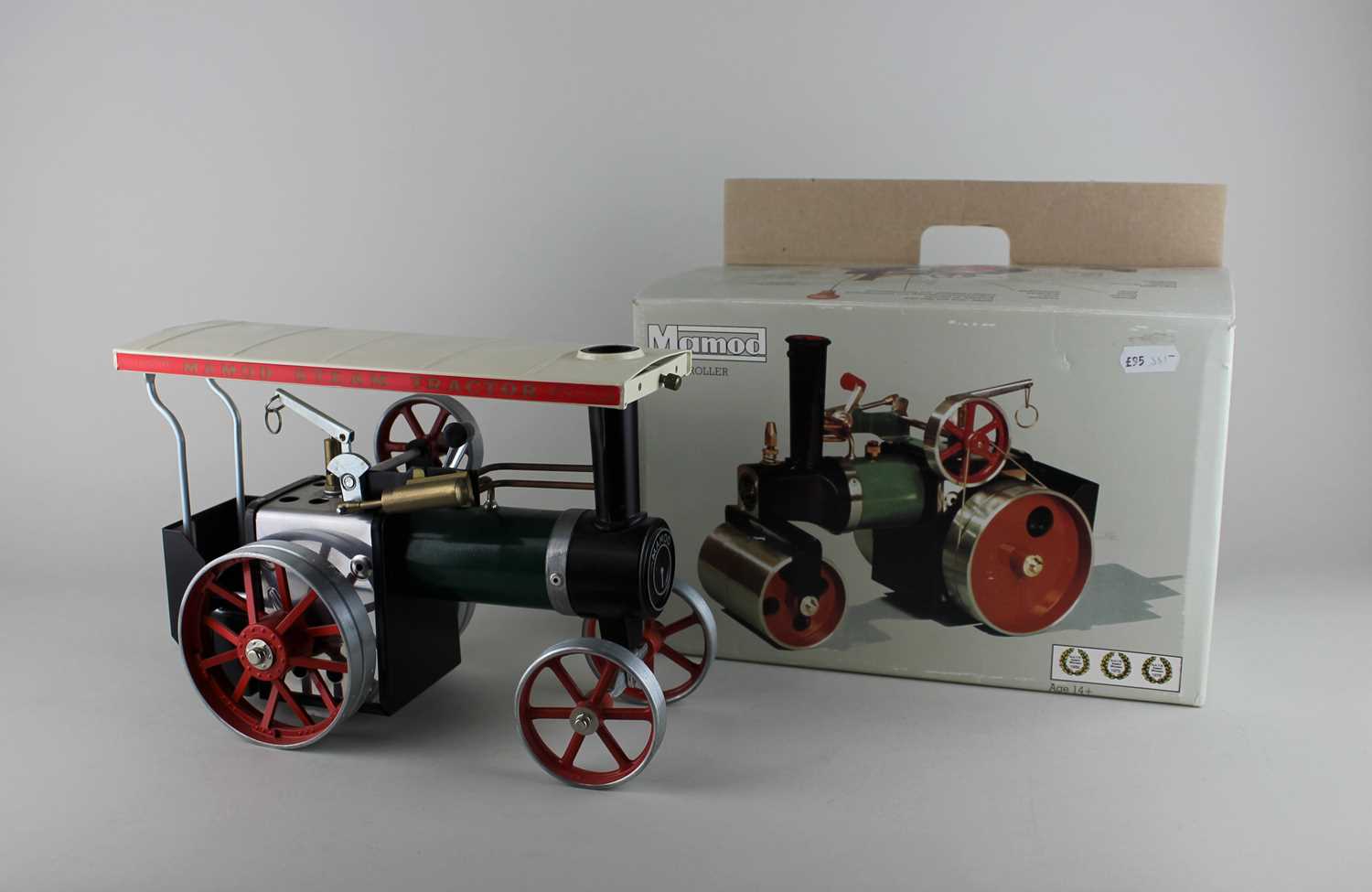 A Mamod 12a model steam roller, boxed