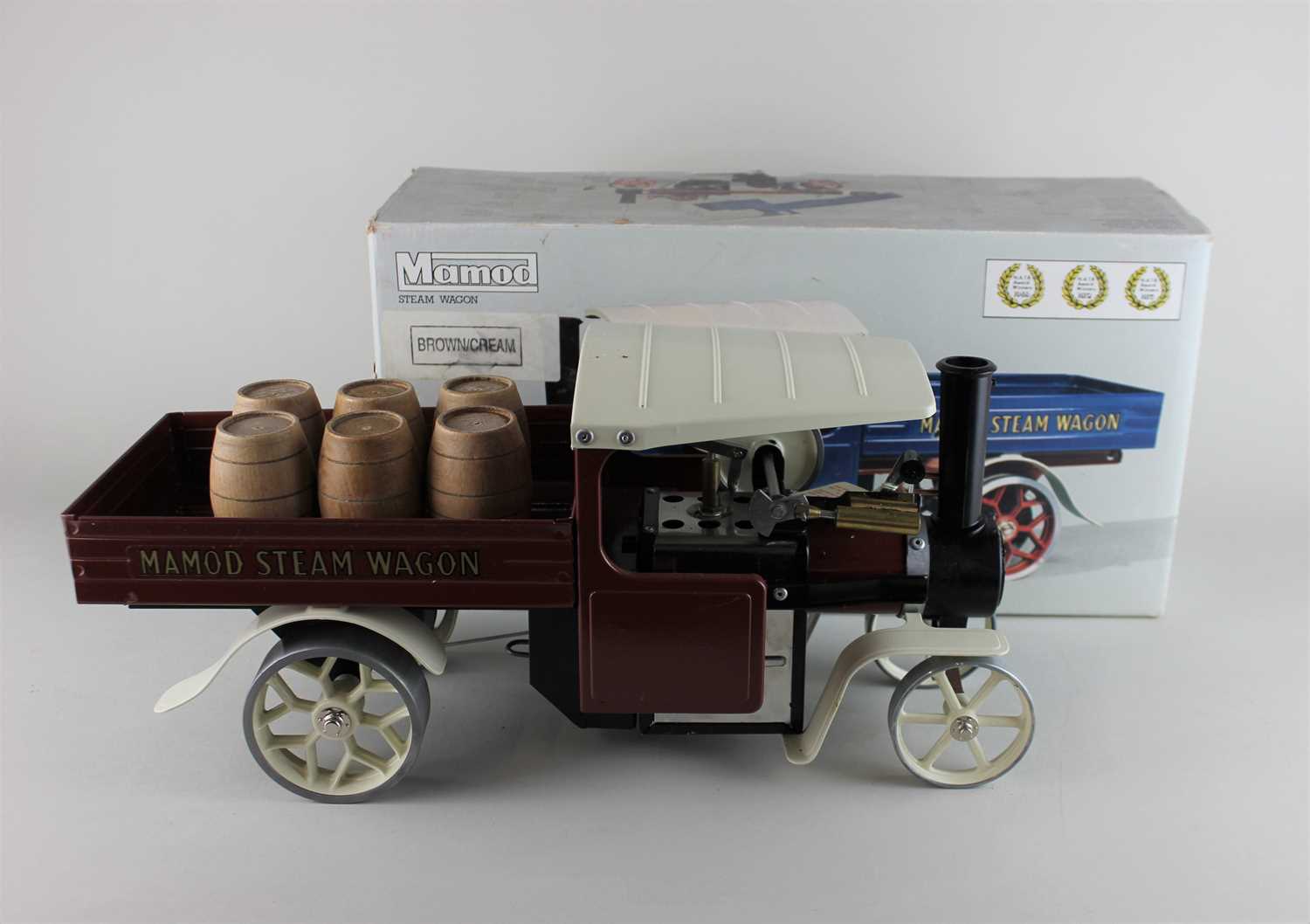 A Mamod SW1 Steam Wagon live steam model, boxed (a/f)