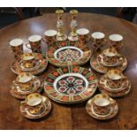 A Mercian Burtondale china part dinner, tea and coffee service, comprising six dinner plates, six