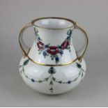 A William Moorcroft for MacIntyre Florian ware two-handled vase in the 18th century pattern,