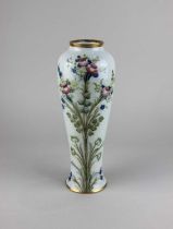 A William Moorcroft for Macintyre Florian ware vase in 'Roses, Tulips and Forget-me-Nots' pattern,