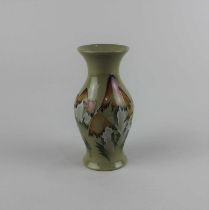 A Moorcroft pottery Toadstool pattern baluster vase 13cm high