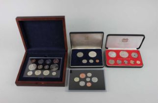 A Royal Mint Executive Proof coin set 2005 with certificate of authenticity no.3151, a 2008 Royal