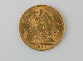 A George V gold sovereign dated 1926