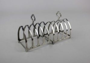 A pair of George V silver toast racks maker Adie Brothers, Birmingham 1935 4oz 7.5cm