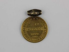 A Russia five Roubles 1877 mounted as a pendant gross weight 6.8g