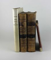John Ruskin, The Seven Lamps of Architecture in gilt tooled vellum binding, fifth edition, published