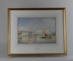 Buddig Anwylini Pughe (b 1857), view of Venice, watercolour, signed and indistinctly dated 1920?,