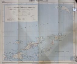 A collection of shipping charts to include St Vincent and Northern Part of The Grenadines printed