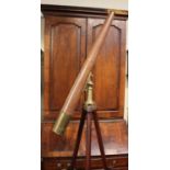 A Second World War military telescope engraved W Ottway & Co Ltd. Ealing London, 1940 1438 119cm