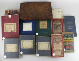 C&J Greening, Map of Westmoreland,1824 in brown leather book box, other folding maps including