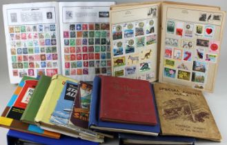 Eleven albums of British and World stamps (part full), to include The Universal Stamp Album, The