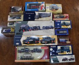 A collection of model motor vehicles in Pickfords livery, most Corgi, to include Corgi Classics
