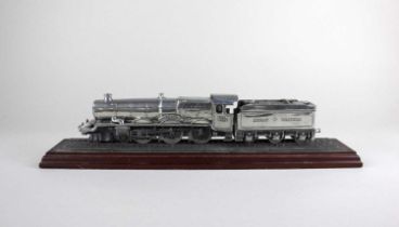 A Royal Hampshire limited edition pewter model of a GWR King George V King Class 4-6-0 railway