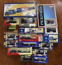 A collection of die-cast model motor vehicles in Pickfords livery, most Corgi, to include a Corgi