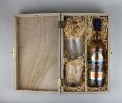 A bottle of The Coopers Choice single malt Scotch whisky, distilled at Longmorn Distillery 1997,