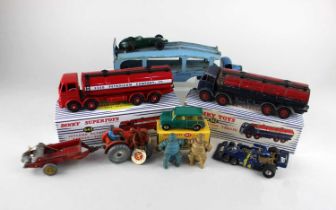 A collection of Dinky Toys to include a 942 Foden 14-Ton Tanker, boxed, a 197 Morris Mini-