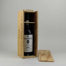 A bottle of Warre's 1974 port, late bottled vintage bottled 1978, 75cl., in wooden case *sold as