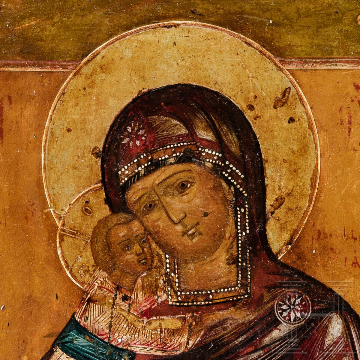Ikone mit der Gottesmutter Feodorowskaja, Russland, 19. Jhdt. - Image 3 of 3