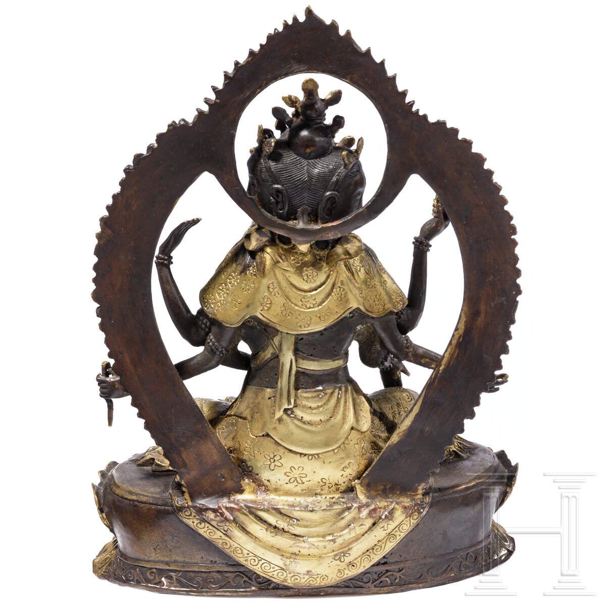 Namgyalma-Ushnishavijaya-Bronzestatue, Nepal, 20. Jhdt. - Image 4 of 7