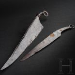 Zwei keltische Messer, das größere verziert, Mittlere Latènezeit, 2. Jhdt. v. Chr.