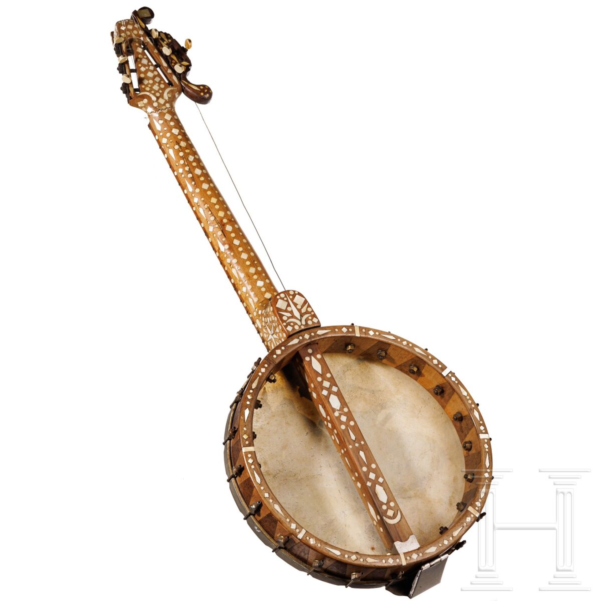Siebenseitiges Banjo, Nordafrika(?), Mitte 20. Jhdt. - Bild 2 aus 3