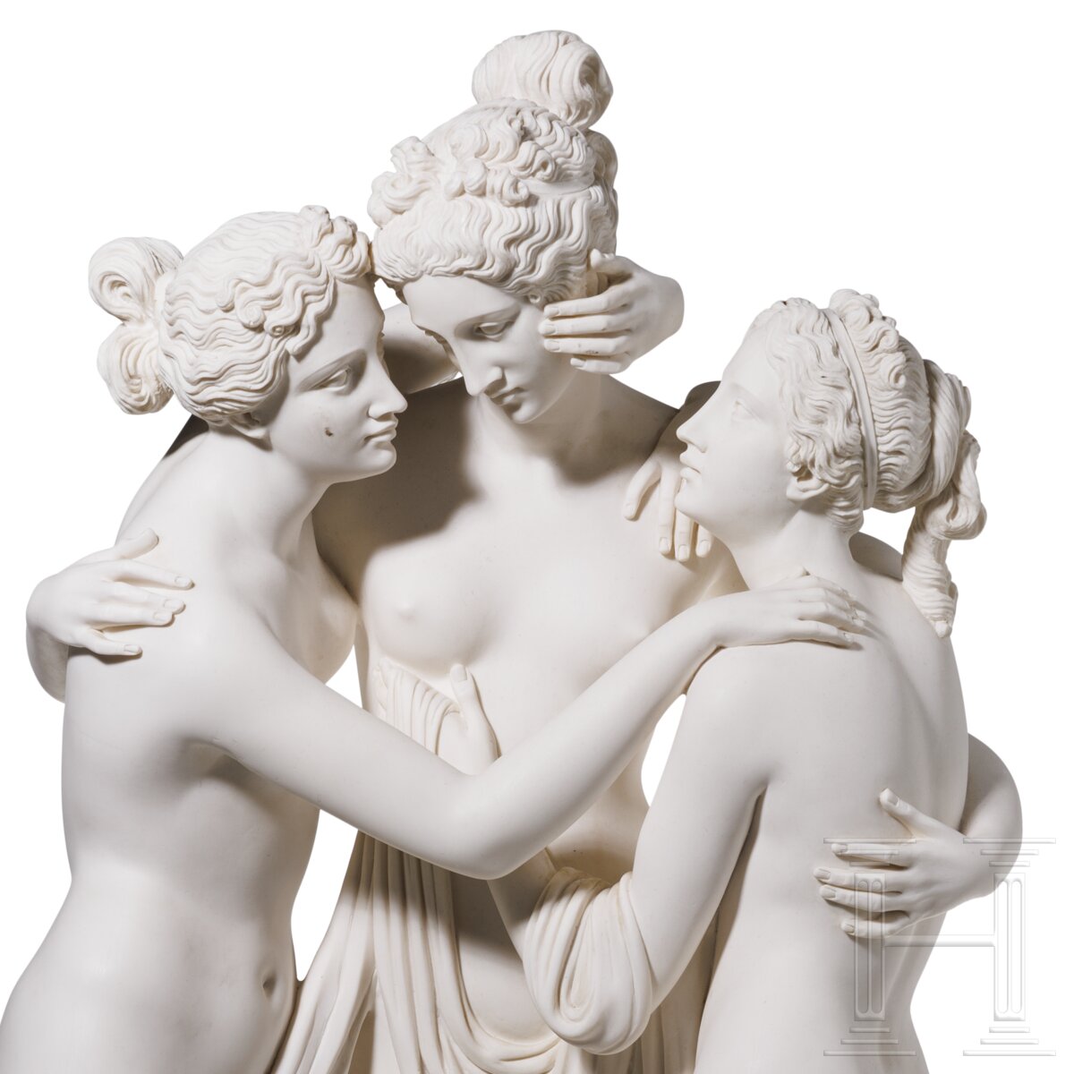 Skulptur "Drei Grazien" nach Antonio Canova, 20. Jhdt. - Image 6 of 6