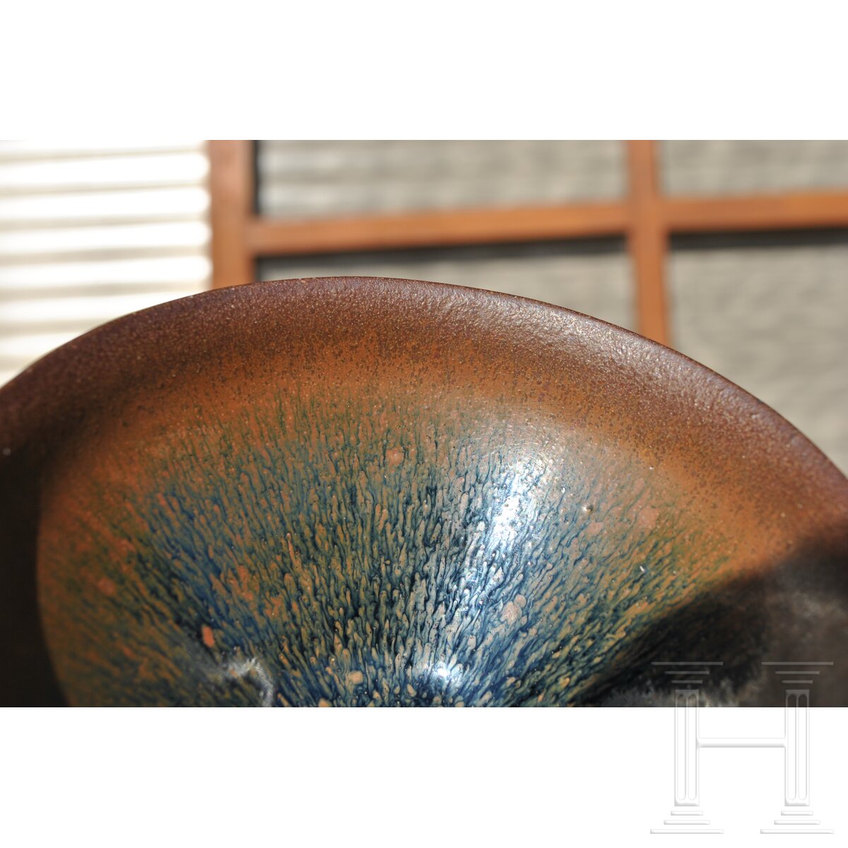 Jianyao-Teeschale mit schwarz-brauner Hasenfell-Glasur, wohl Song-Dynastie (12. - 13. Jhdt.) - Image 9 of 19