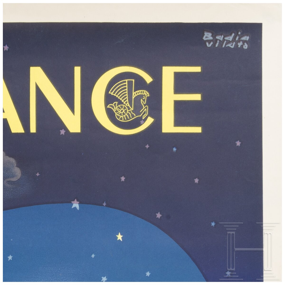 Werbeplakat der Air France "Dans tous les Ciels", Badia Vilato, 1951 - Image 4 of 4