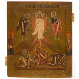 Ikone mit der Verklärung Christi, Russland, spätes 19. Jhdt.