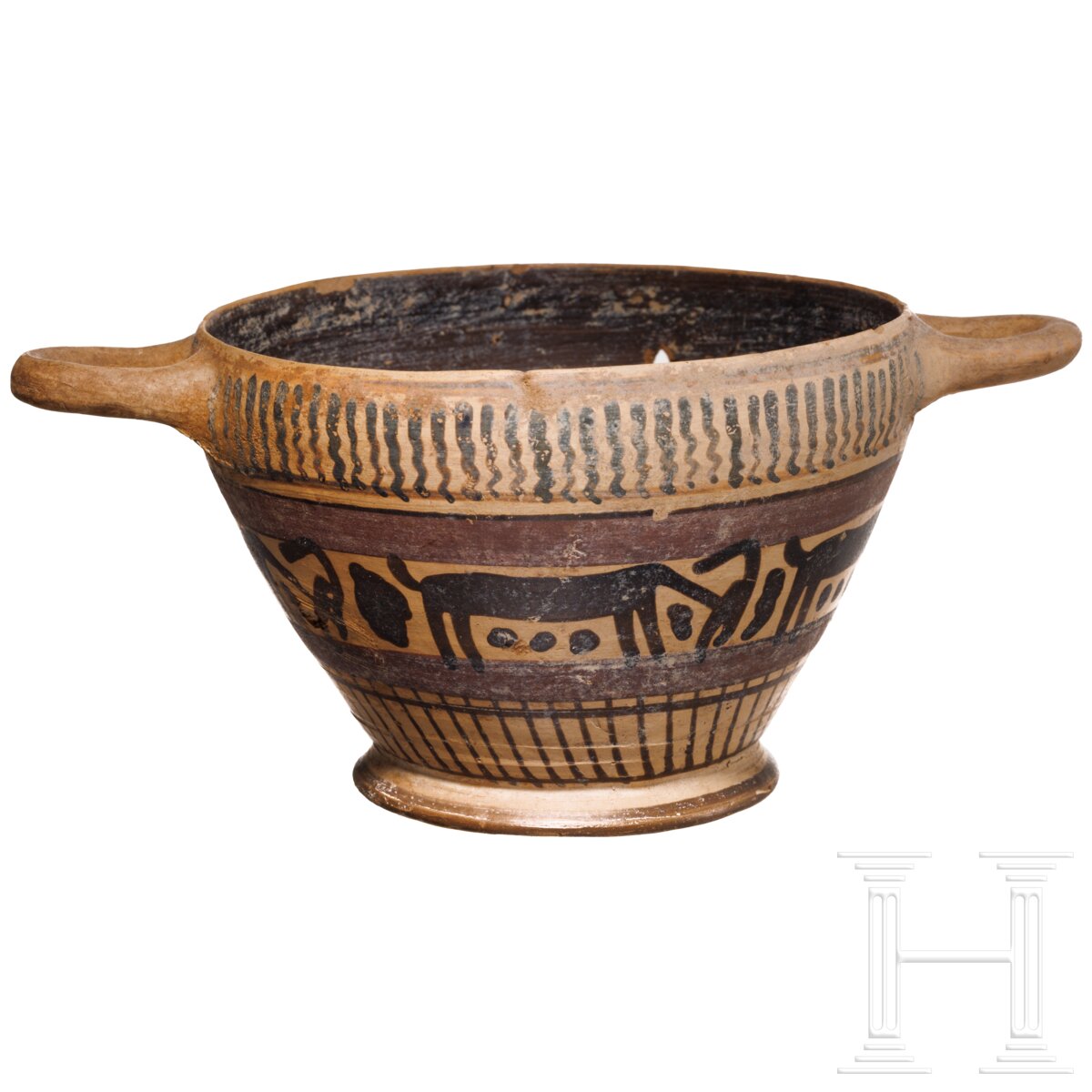 Sieben kleine Keramiken, griechisch, 8. - 1. Jhdt. v. Chr. - Image 2 of 3