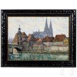 Karl Freytag (1867 - 1926) - Gemälde "Regensburg", datiert 1922