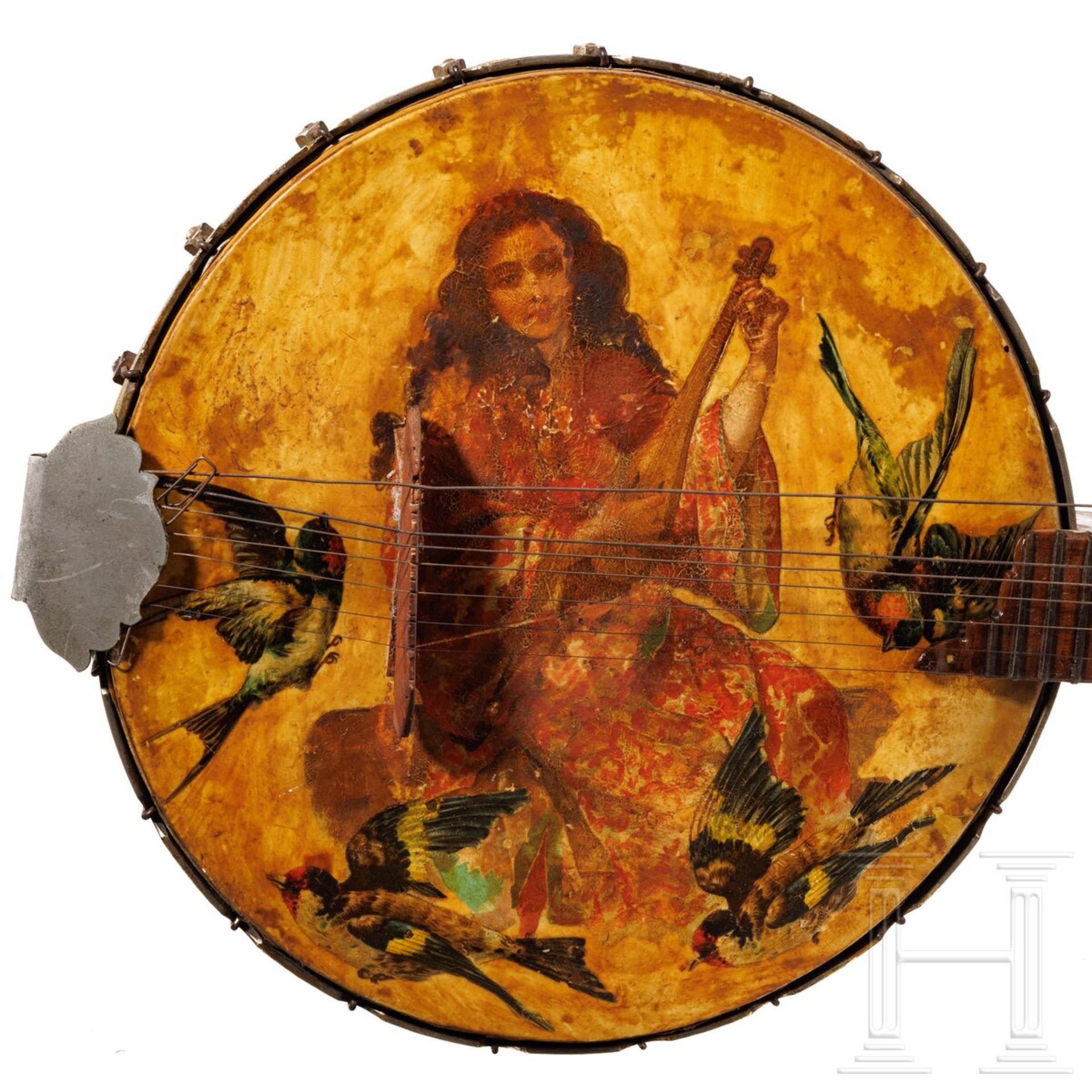 Siebenseitiges Banjo, Nordafrika(?), Mitte 20. Jhdt. - Bild 3 aus 3