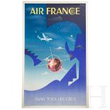 Werbeplakat der Air France "Dans tous les Ciels", Badia Vilato, 1951
