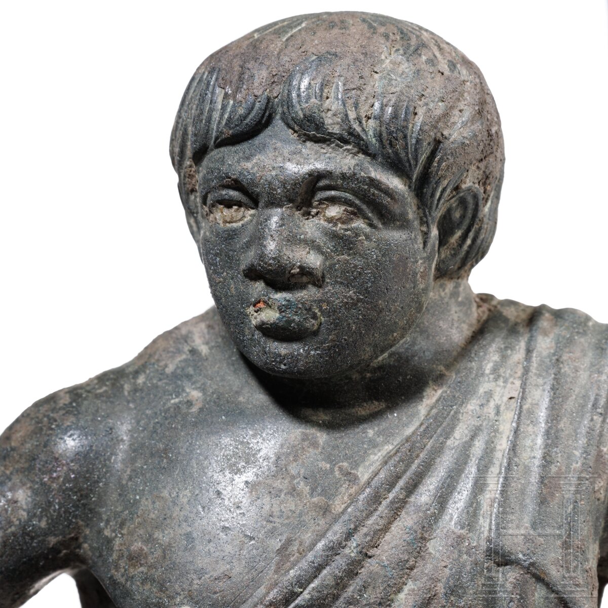 "Zwerg als Philosoph" - Groteske aus Bronze, römisch, 1. Jhdt. n Chr. - Image 5 of 6