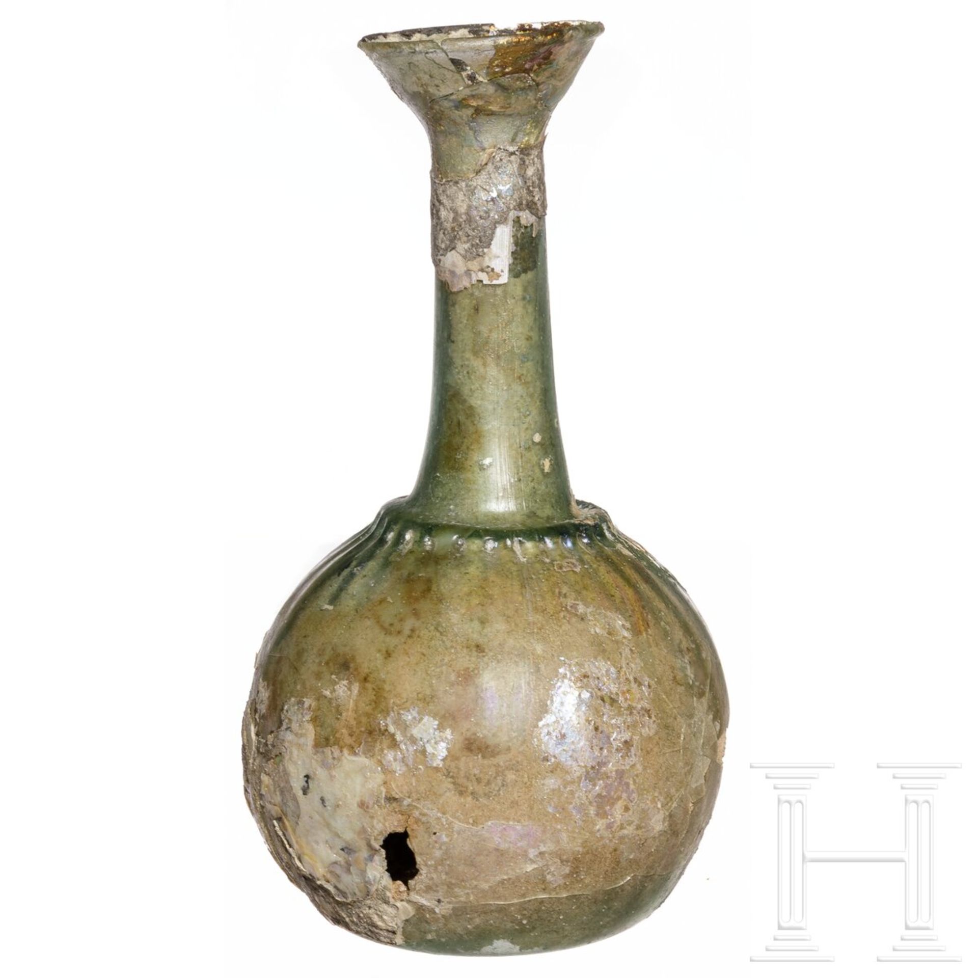 Glasaryballos aus der Sammlung Moshe Dayan, römisch, 1. - 3. Jhdt. - Image 2 of 7
