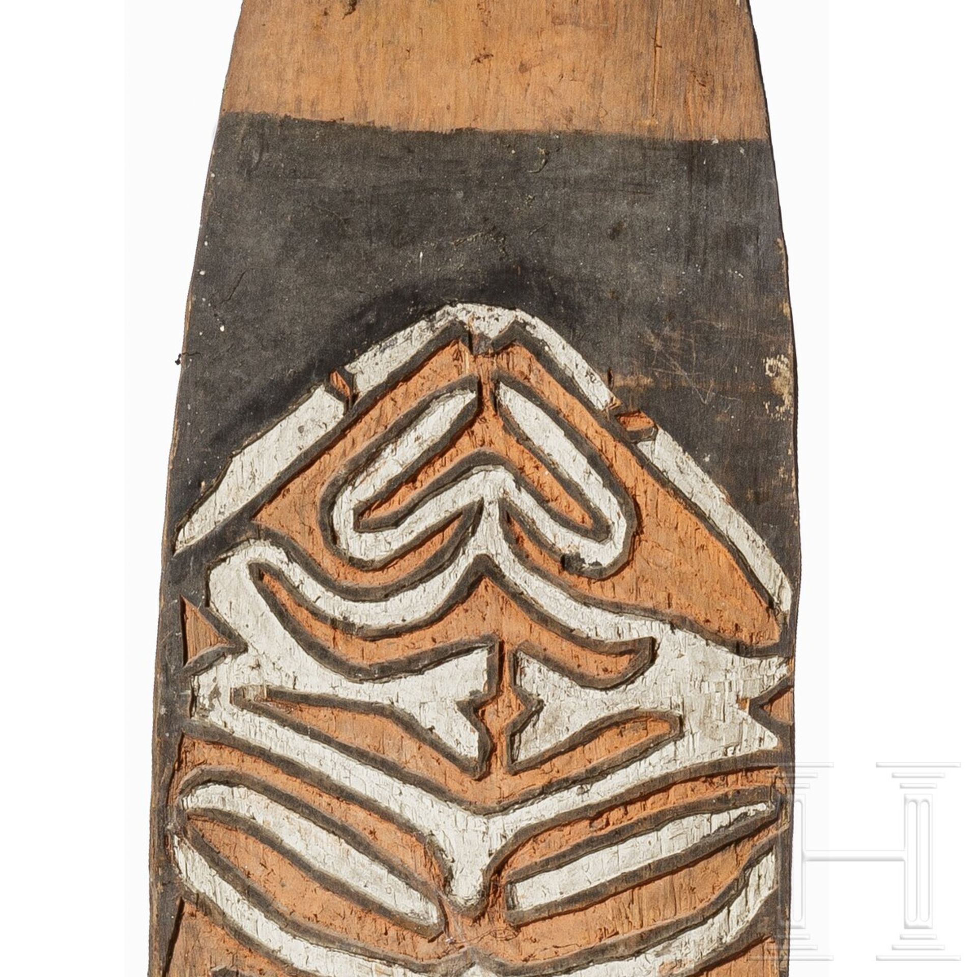 Schild der Asmat, Papua-Neuguinea - Image 3 of 3
