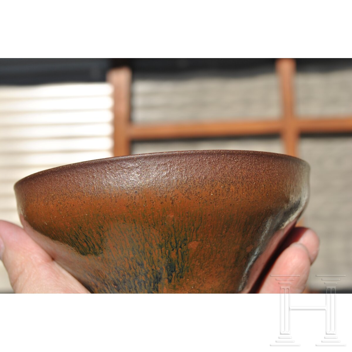 Jianyao-Teeschale mit schwarz-brauner Hasenfell-Glasur, wohl Song-Dynastie (12. - 13. Jhdt.) - Image 18 of 19