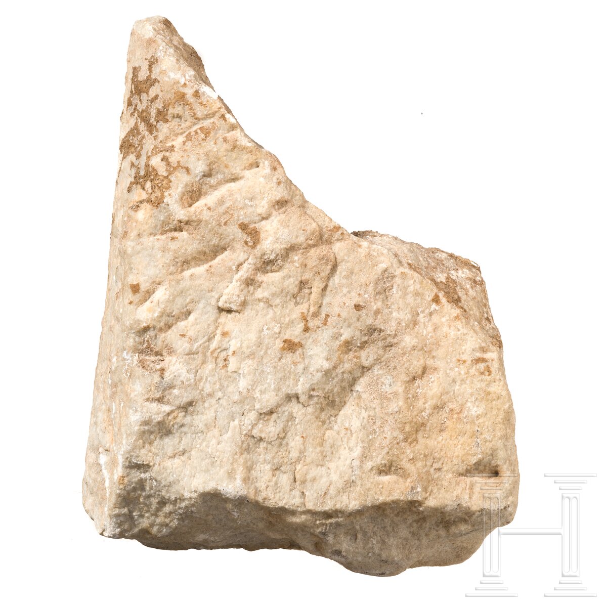 Fragment eines Grabreliefs, provinzialrömisch, wohl nördlicher Schwarzmeerraum, 1. - 2. Jhdt. n. Chr - Image 3 of 4
