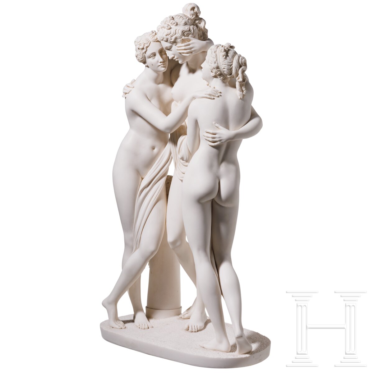 Skulptur "Drei Grazien" nach Antonio Canova, 20. Jhdt. - Image 2 of 6