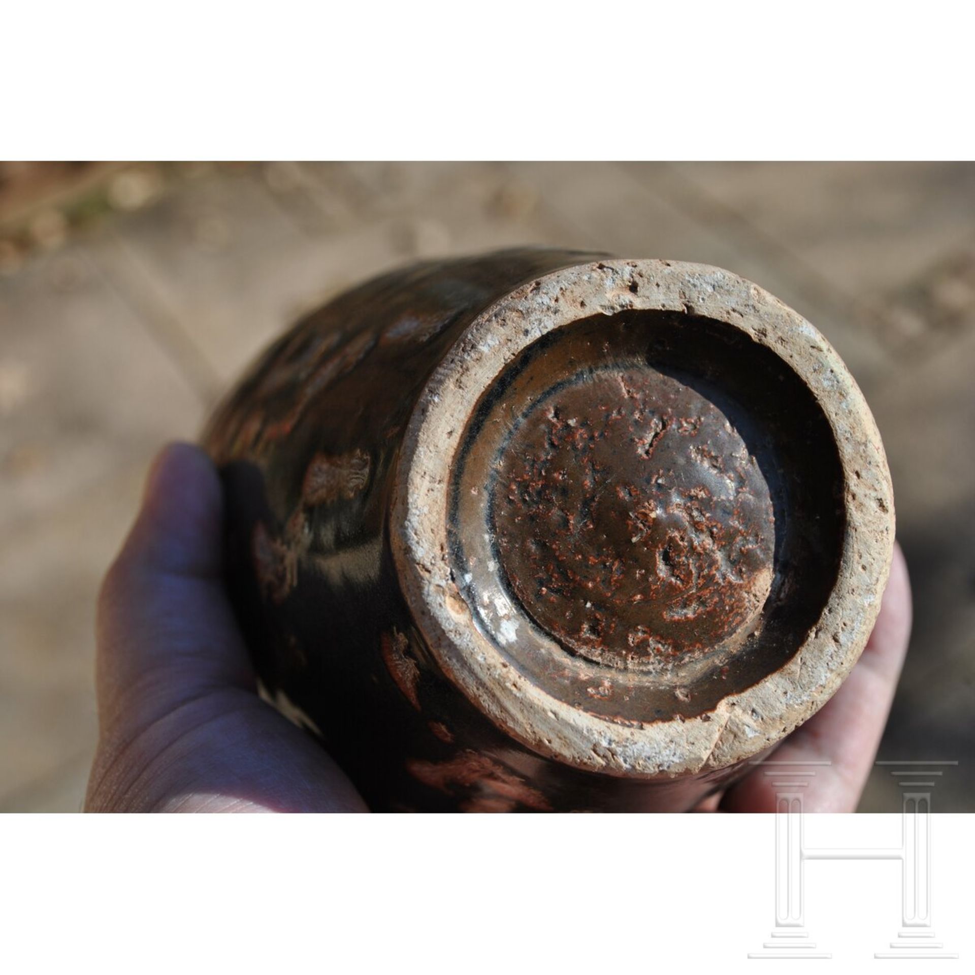 Sehr seltene Jizhou-Meiping-Vase mit Schildpattglasur, wohl Südliche Sung-Dynastie bis Yuan-Dynastie - Bild 15 aus 15