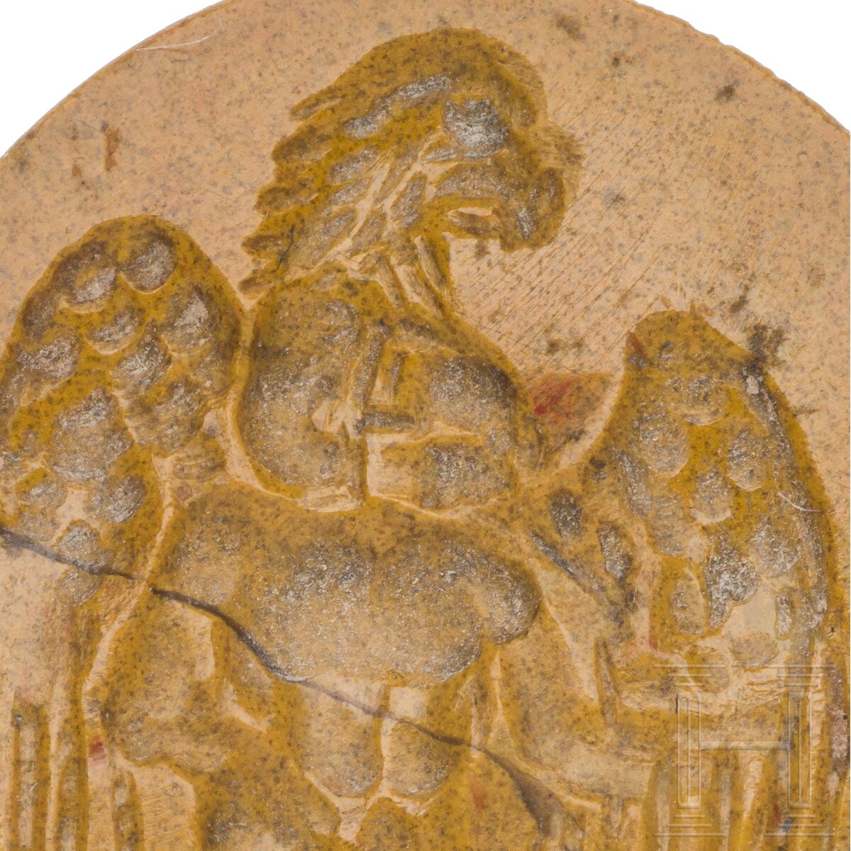 Gemme mit Entführung Ganymeds durch Jupiter, römisch, 2. Jhdt. n. Chr. - Image 3 of 3