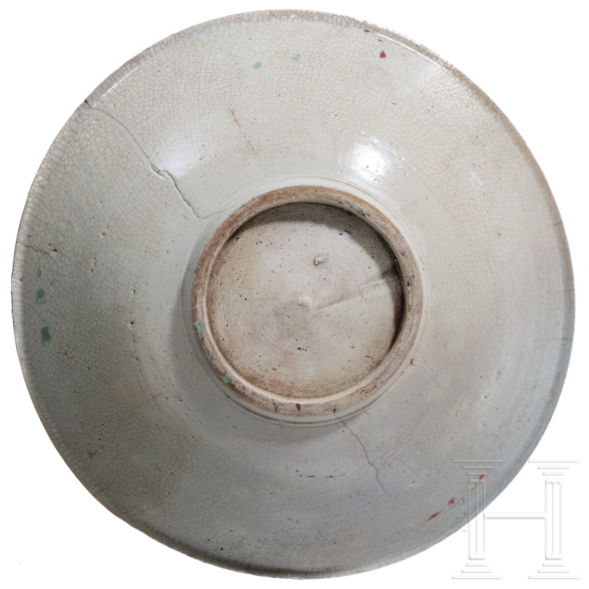 Große Swatow-Ware-Schale (Zhangzhou), China, wohl späte Ming-Dynastie (16./17. Jhdt) - Image 3 of 4