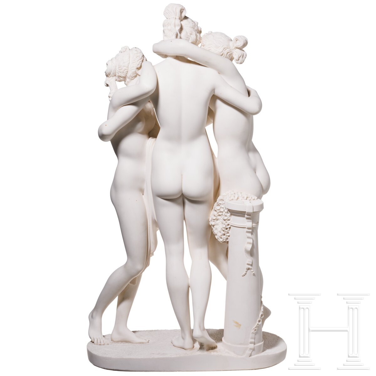 Skulptur "Drei Grazien" nach Antonio Canova, 20. Jhdt. - Image 4 of 6