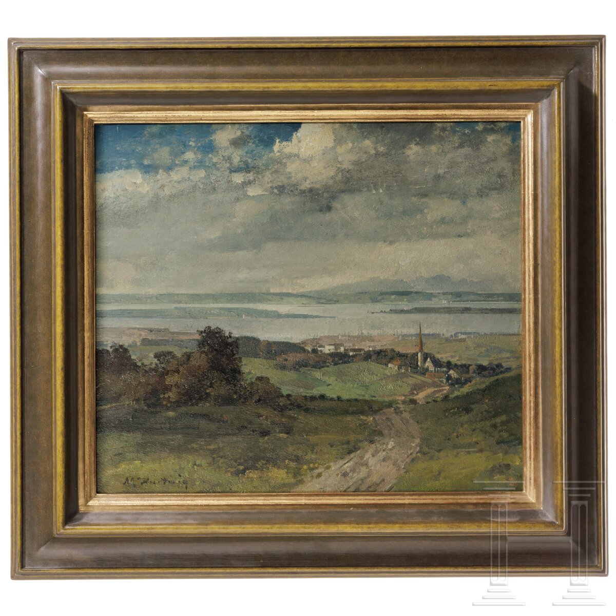 Max Hartwig - Oberbayerische Landschaft, deutsch, 1. Hälfte 20. Jhdt. - Image 2 of 5